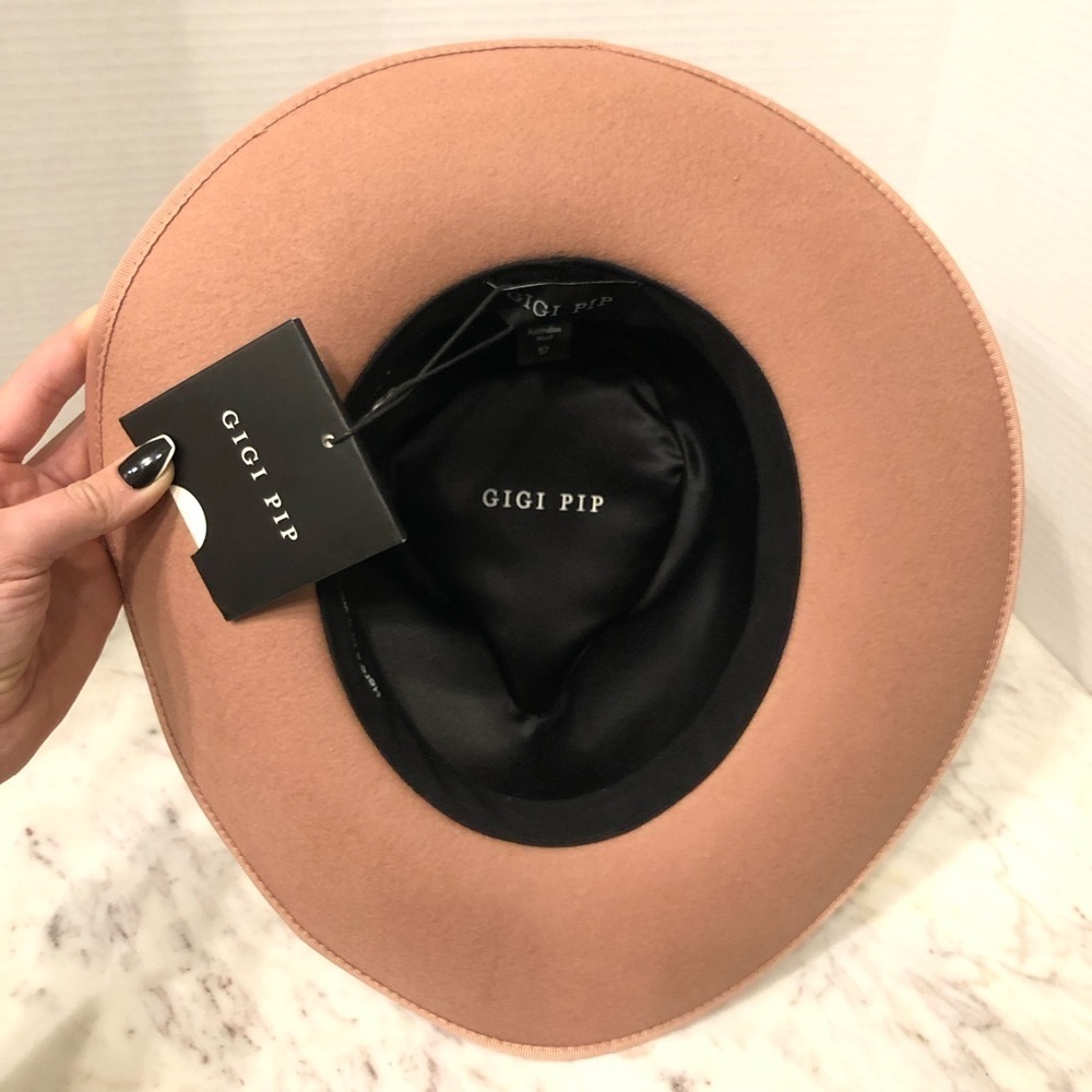 NWT Gigi Pip Monroe Rancher Hat in Dusty Pink Size 57 - Picture 7 of 12